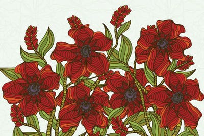 Poppy Field by Angelika Parker canvas print