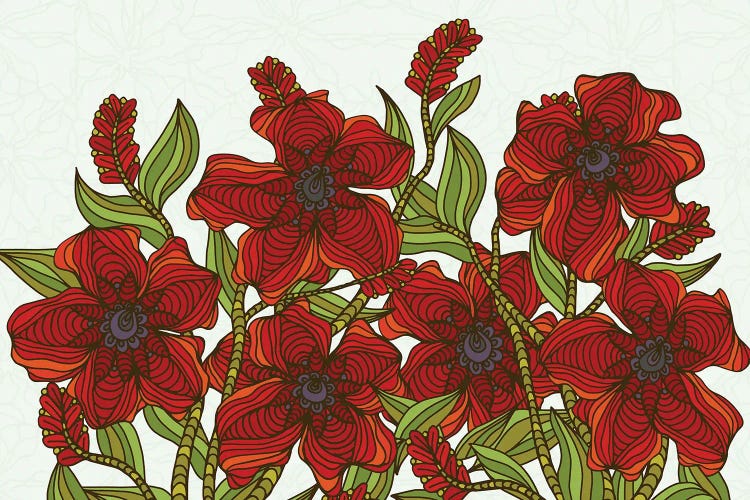 Poppy Field by Angelika Parker wall art