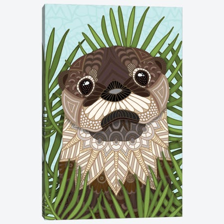 Otterly Cute Canvas Print #ANG377} by Angelika Parker Canvas Print