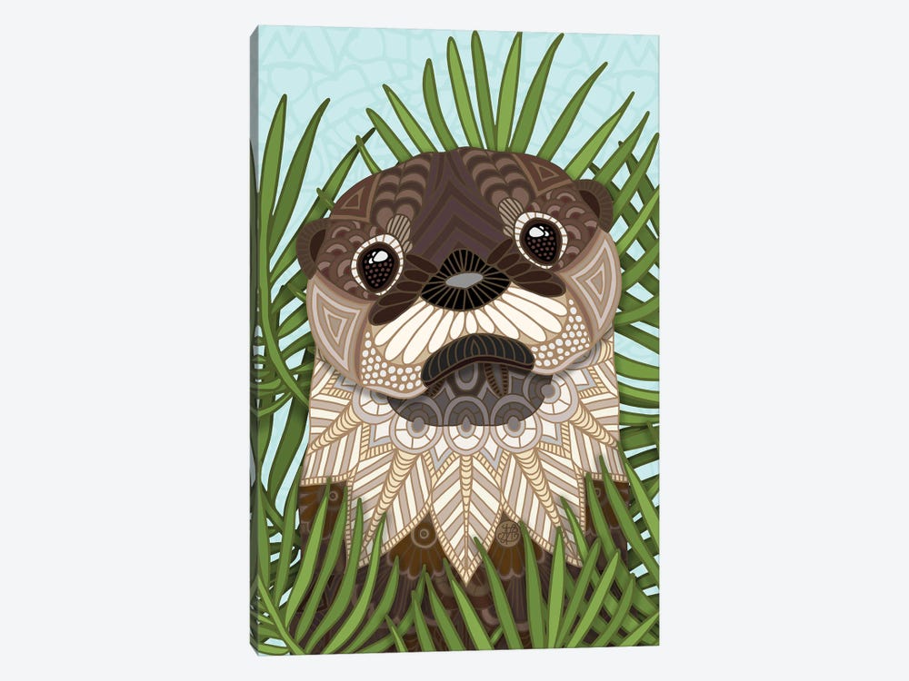 Otterly Cute by Angelika Parker 1-piece Art Print