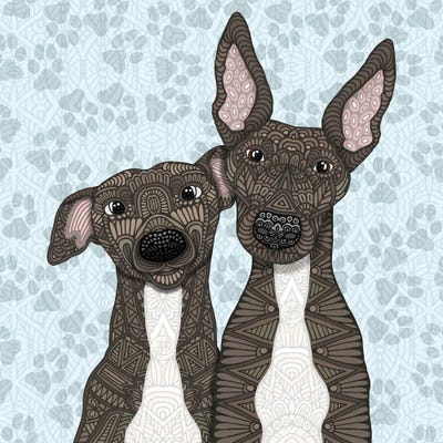 Pepper And Penny (Square) by Angelika Parker canvas print