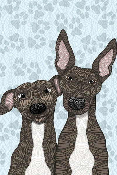 Pepper And Penny by Angelika Parker canvas print