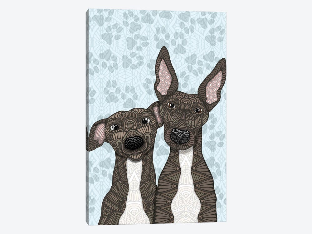 Pepper And Penny by Angelika Parker 1-piece Canvas Art Print