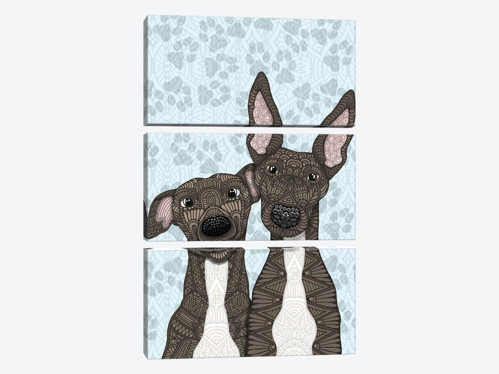 Pepper And Penny by Angelika Parker 3-piece Art Print