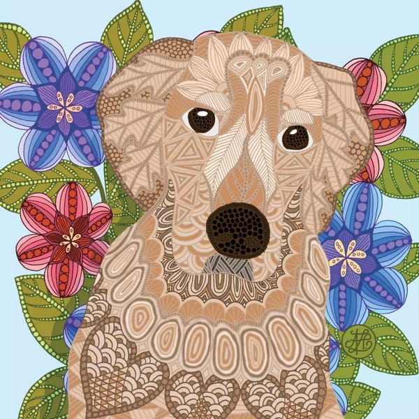 Golden Retrievers: Golden Retriever by Angelika Parker