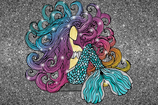 Mermaids: Rainbow Mermaid by Angelika Parker