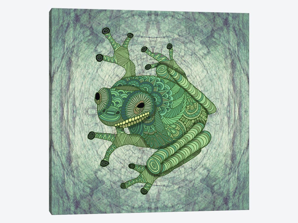 Tree Frog (Square) by Angelika Parker 1-piece Canvas Art