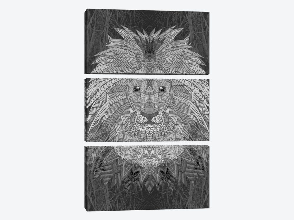 Great Lion by Angelika Parker 3-piece Canvas Artwork
