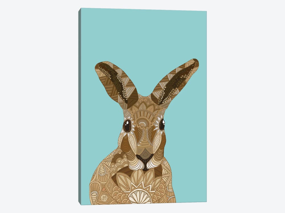 Happy Hare by Angelika Parker 1-piece Canvas Art Print