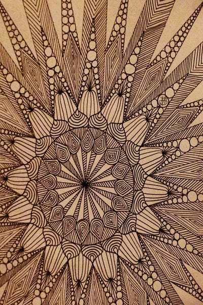 Mandalas: Here Comes The Sun by Angelika Parker