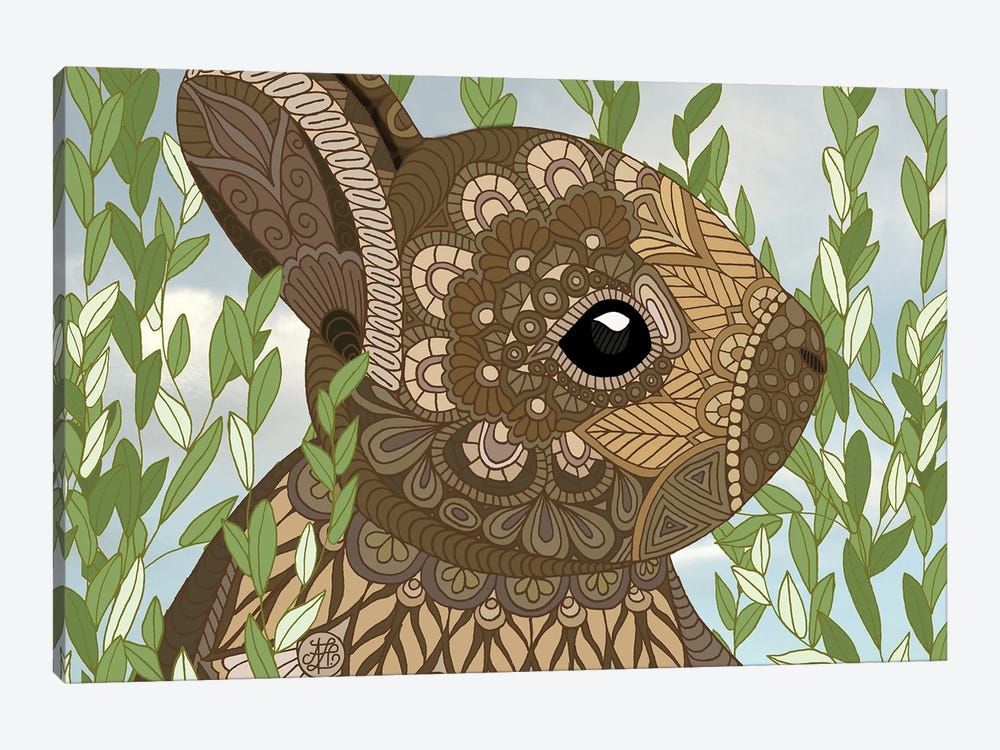 Baby Bunny by Angelika Parker 1-piece Canvas Print