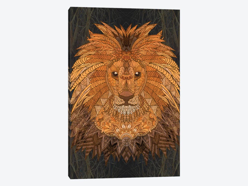 King Lion by Angelika Parker 1-piece Canvas Print