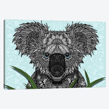 Koala Canvas Print #ANG53} by Angelika Parker Canvas Wall Art
