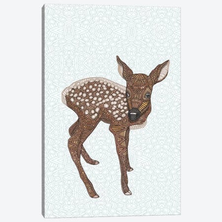 Little Fawn Canvas Print #ANG57} by Angelika Parker Art Print