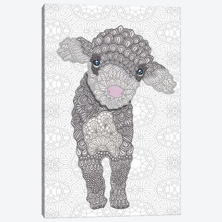 Little Lamb Canvas Print #ANG58} by Angelika Parker Canvas Wall Art