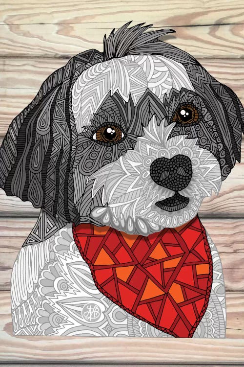 Max The Havanese by Angelika Parker wall art