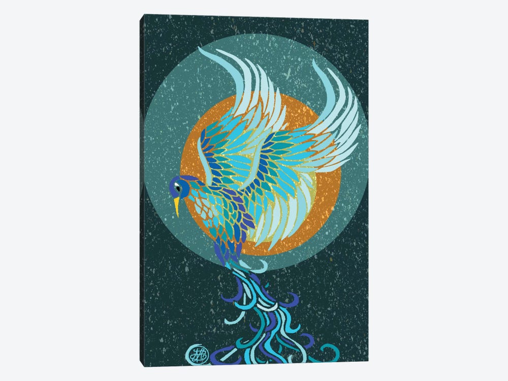 New Water Phoenix by Angelika Parker 1-piece Art Print