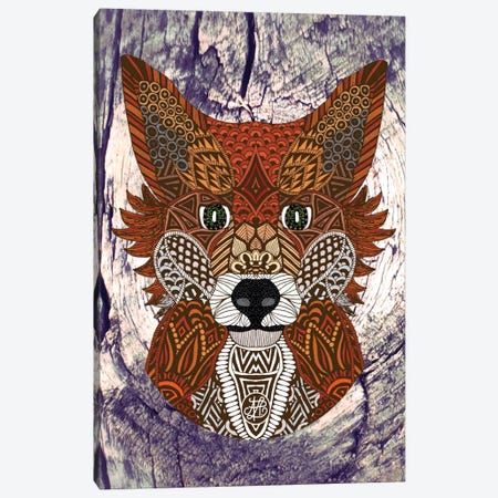 Ornate Fox Canvas Print #ANG71} by Angelika Parker Canvas Art