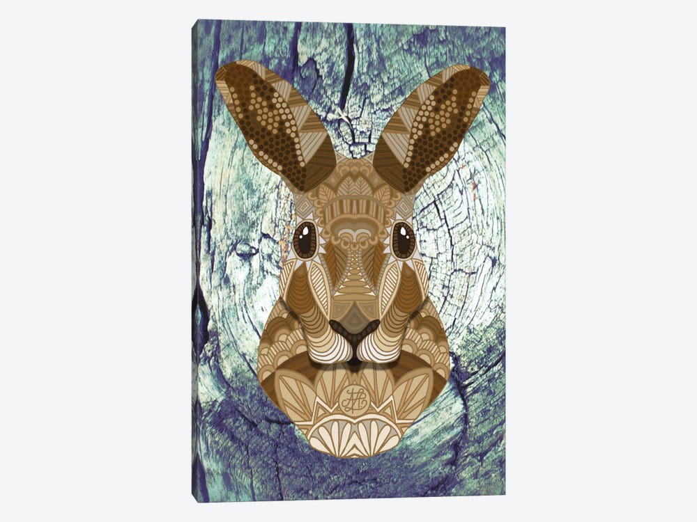 Ornate Hare by Angelika Parker 1-piece Canvas Art Print