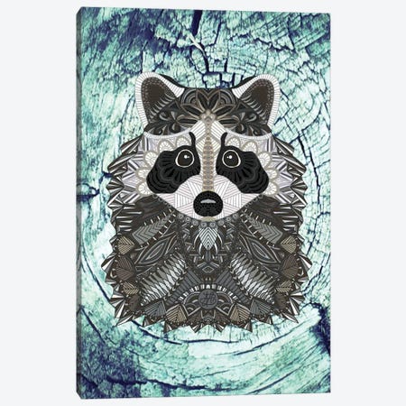 Ornate Raccoon Canvas Print #ANG75} by Angelika Parker Canvas Art Print