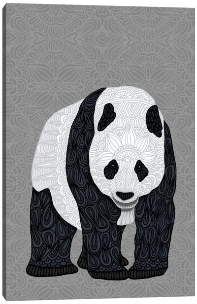 Papa Panda Canvas Art Print - Panda Art