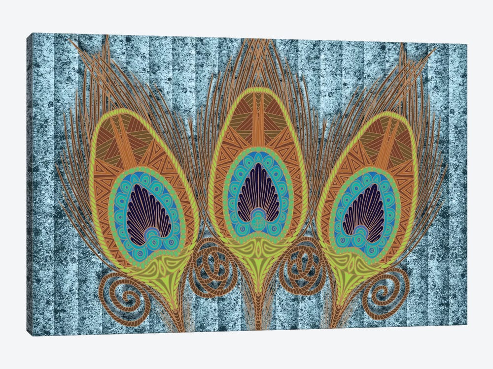 Peacock Feathers by Angelika Parker 1-piece Art Print