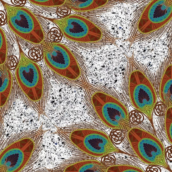 Feathers: Pretty Peacock Feathers by Angelika Parker