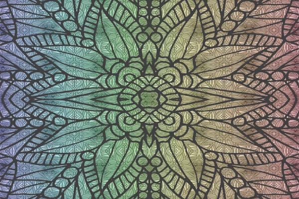 Global Patterns: Rainbow Love by Angelika Parker