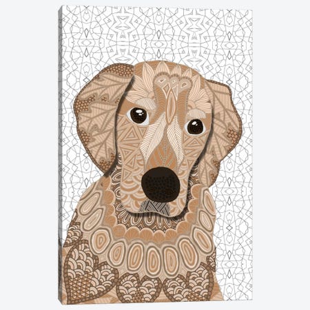 Retriever Canvas Print #ANG84} by Angelika Parker Canvas Artwork
