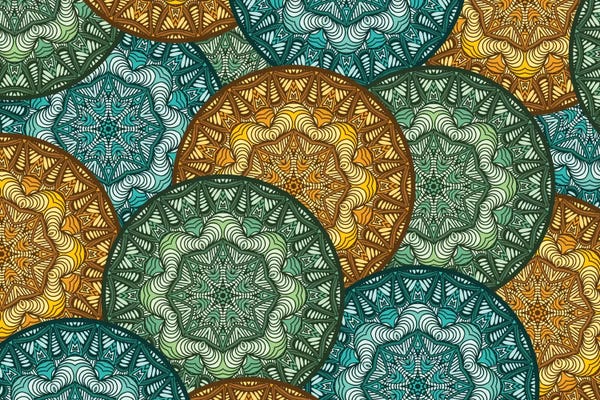 Mandalas: Royal Disc Pattern by Angelika Parker
