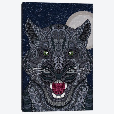 Black Panther Canvas Print #ANG8} by Angelika Parker Canvas Art Print