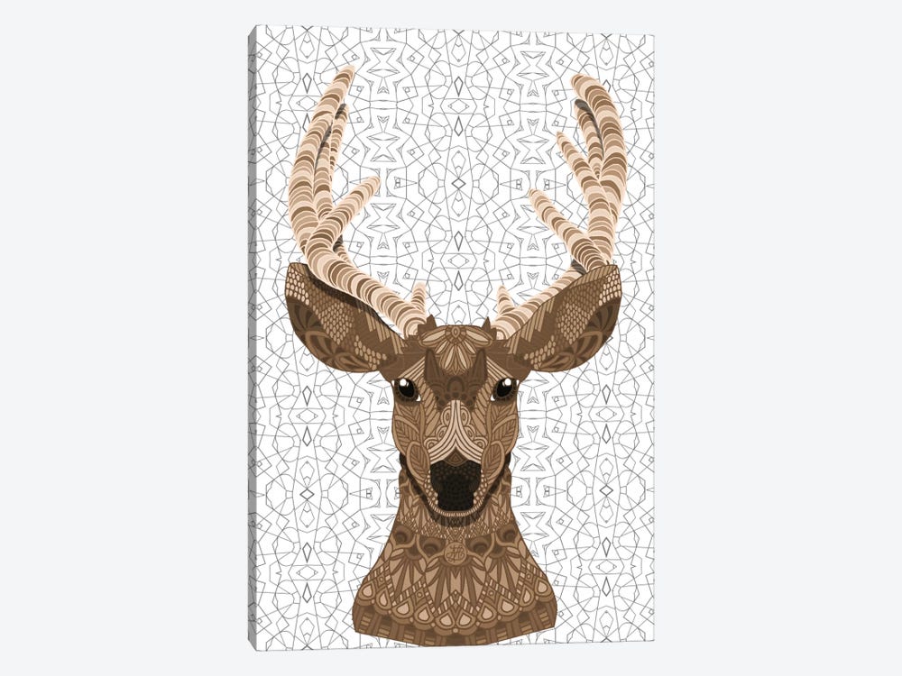 Stag by Angelika Parker 1-piece Canvas Artwork