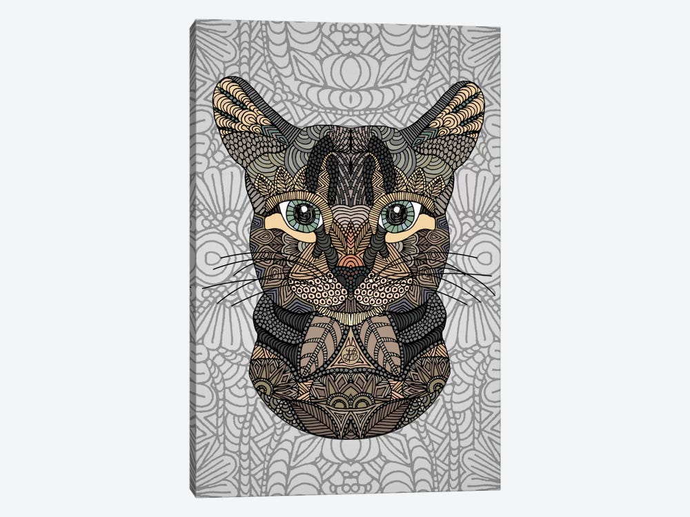 Tabby Cat by Angelika Parker 1-piece Canvas Wall Art