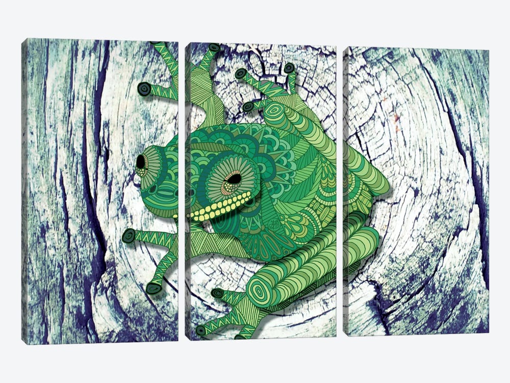 Tree Frog by Angelika Parker 3-piece Art Print