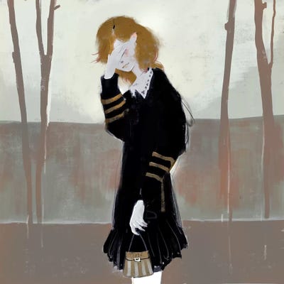 Freightful Mess by Anikó Salamon framed wall art