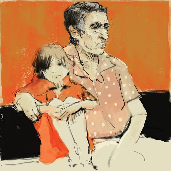 Anikó Salamon: Granddad by Anikó Salamon