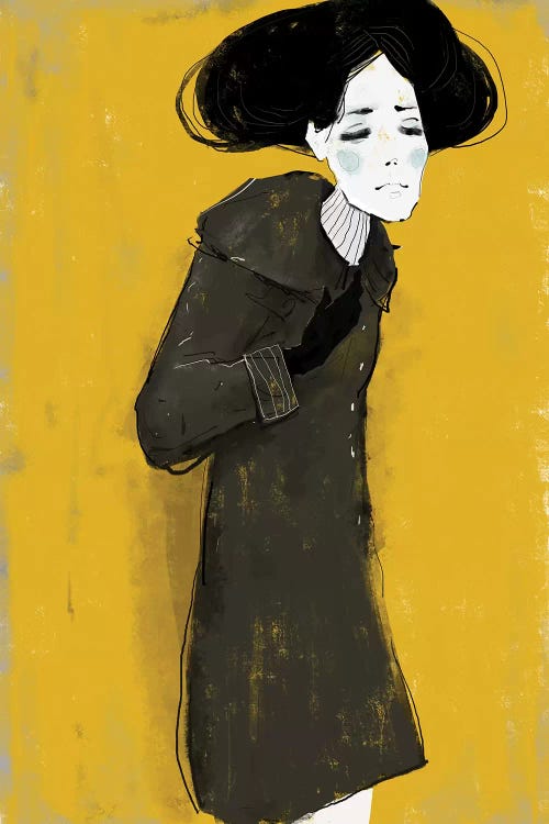 Love Yellow Pls by Anikó Salamon wall art