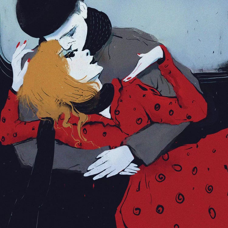 Lovers by Anikó Salamon wall art