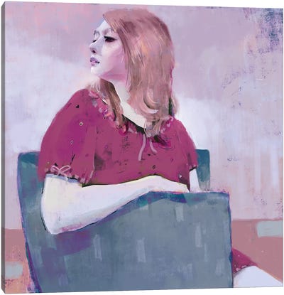Maja Canvas Art Print - Modern Portraiture