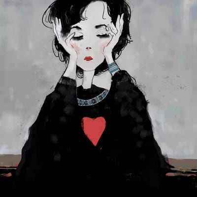 Mistakes by Anikó Salamon framed wall art