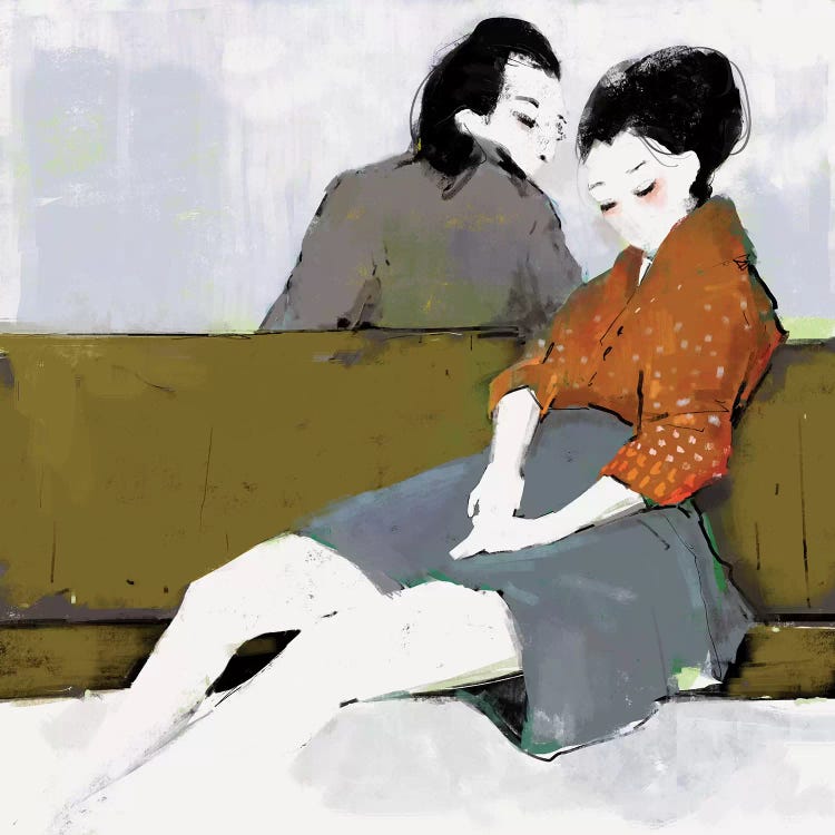 Strangers by Anikó Salamon wall art