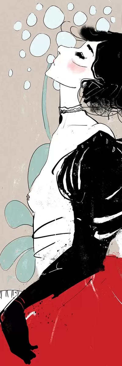 Thrill Of The Unknown by Anikó Salamon framed canvas print