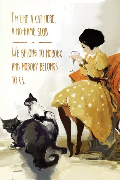 Anett's Cats by Anikó Salamon framed wall art