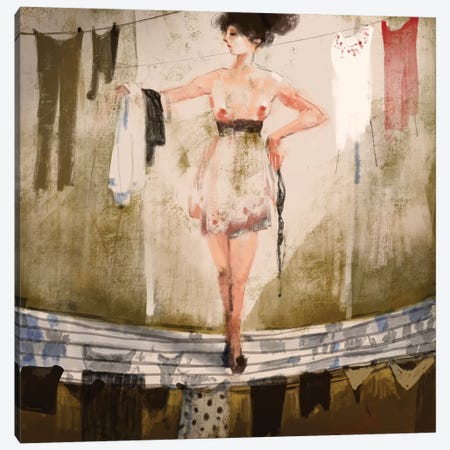 What Should I Get Dress Canvas Print #ANI65} by Anikó Salamon Canvas Artwork