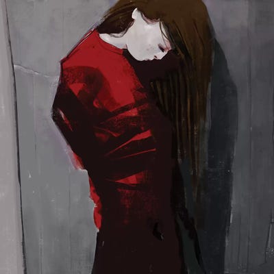 Sadnight by Anikó Salamon art print