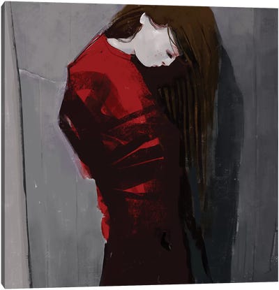 Sadnight Canvas Art Print - Anikó Salamon