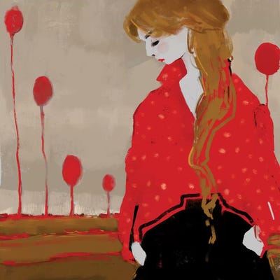 Far From Home by Anikó Salamon art print