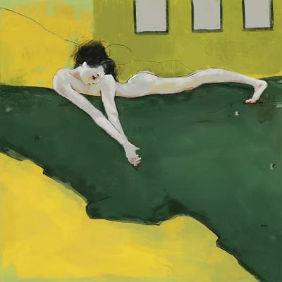 Waiting For Camelot by Anikó Salamon canvas print