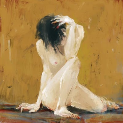 Pure Souls by Anikó Salamon art print