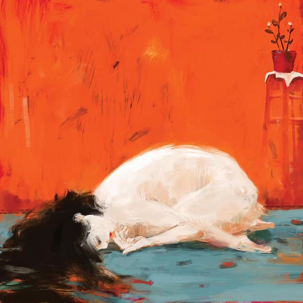 Mental Health Awareness: White Patch by Anikó Salamon